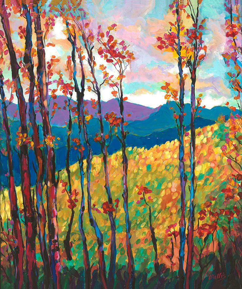 Fall Comes To The Mountains Meadow - Franc Lee Art, LLC