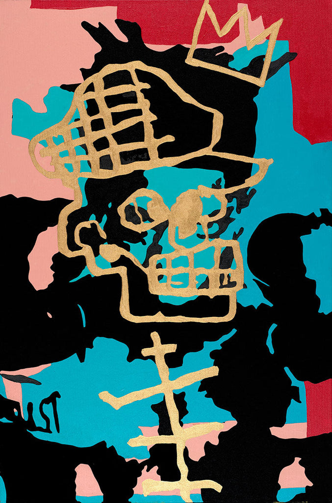 Basquiat Skull - Franc Lee Art, LLC